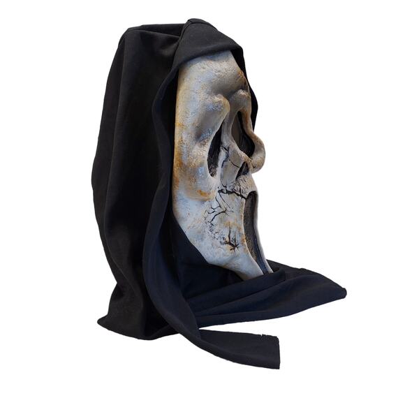 Scream Ghost Face Zombie Halloween Mask April June 2010 Fun World Used - Picture 11 of 16